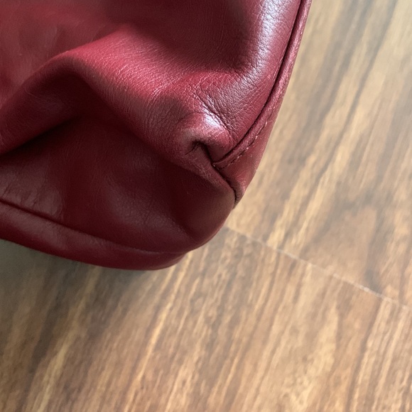 SOLD no longer available - Burgundy Leather Tote - Picture 10 of 15